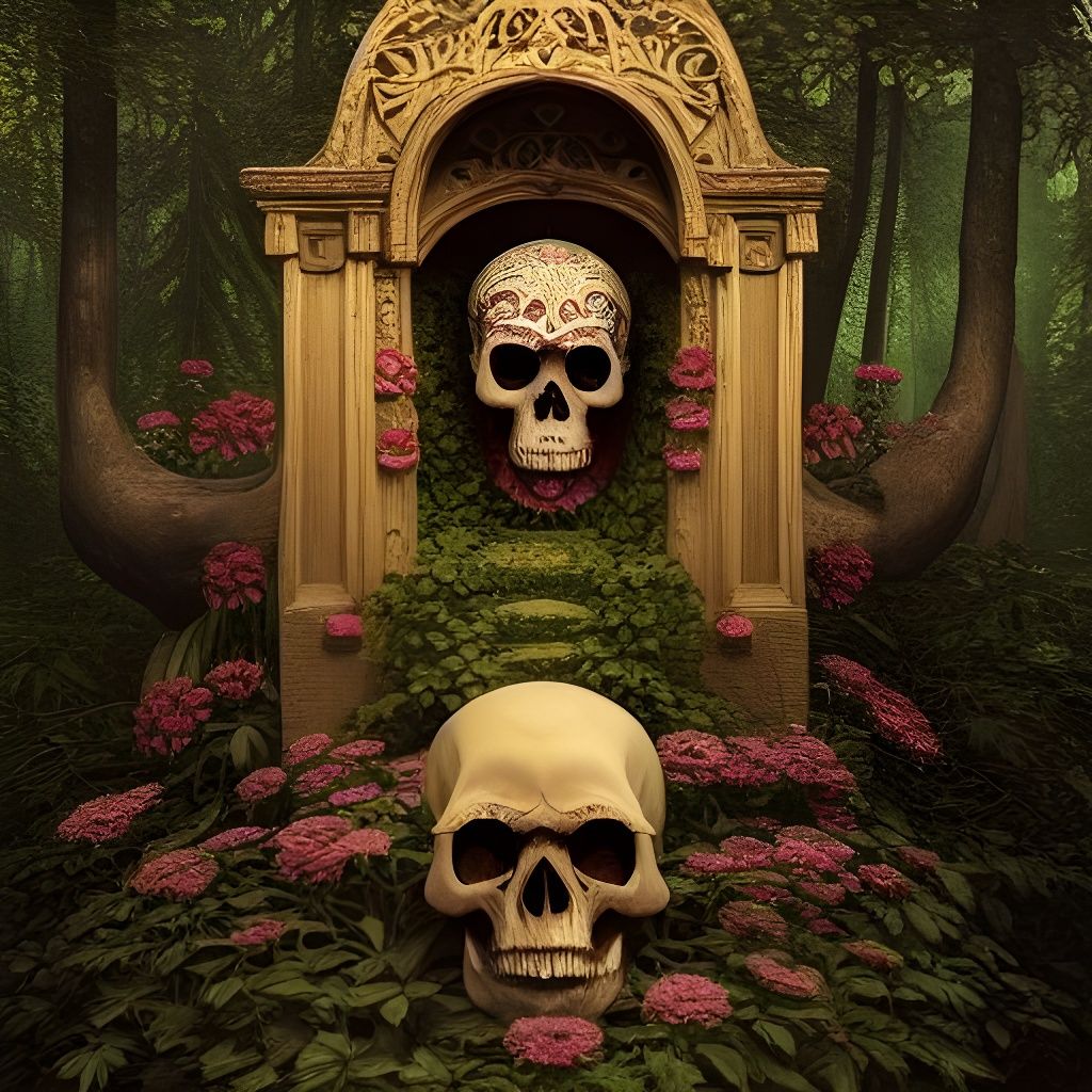 ThE AnCiEnT GrAvE iN ThE WoODS...