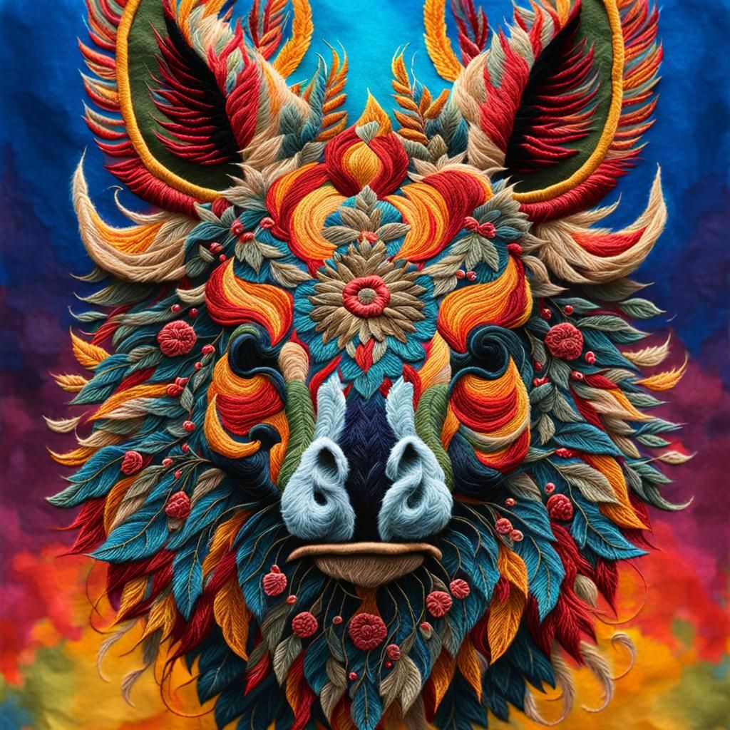 Embroidery Art: A Needlework Masterpiece