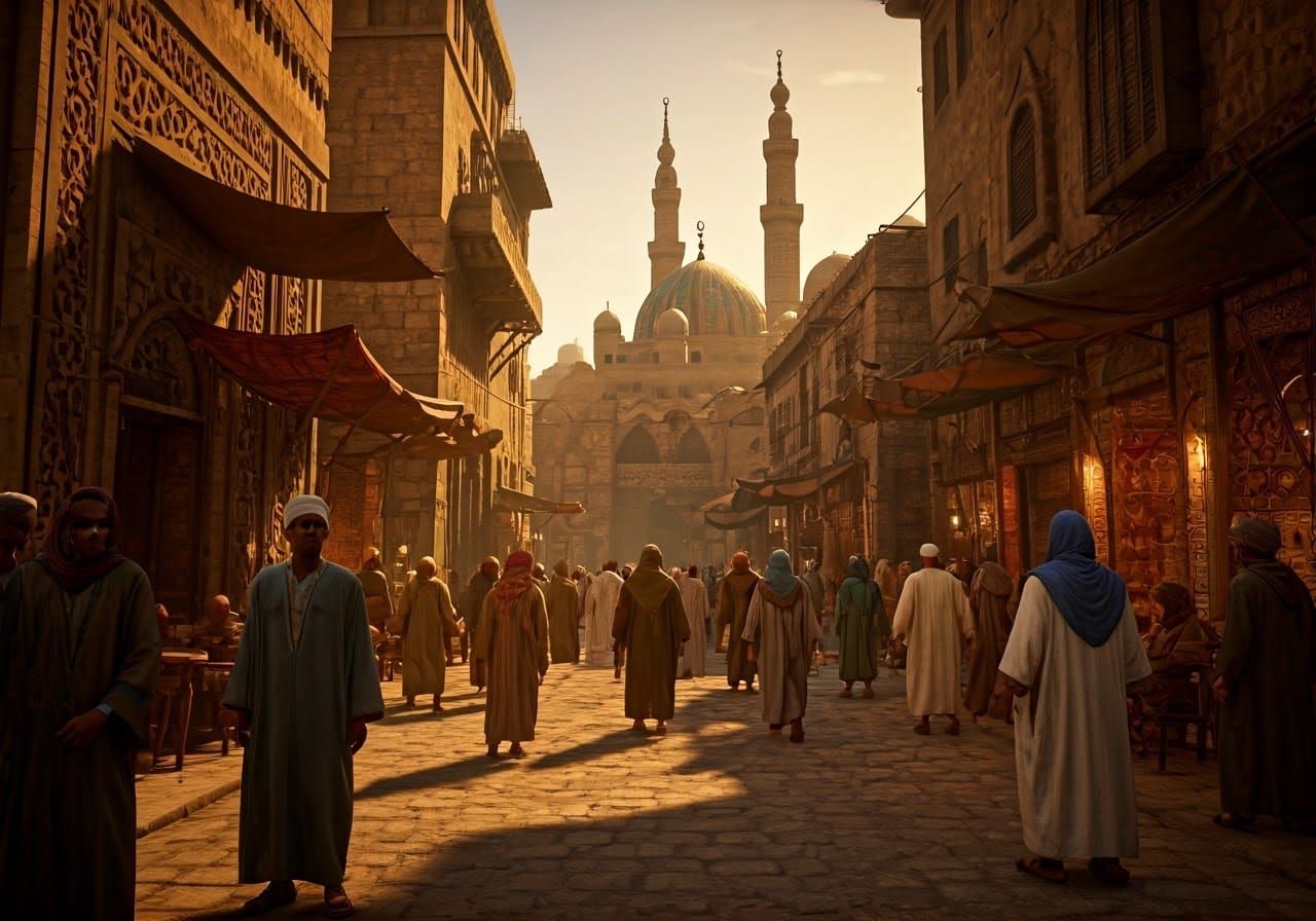 Cairo Old Street Market: 1960s Egyptian Life