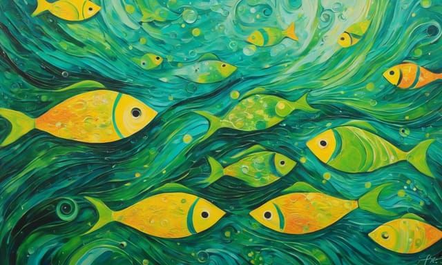 Picturesque Stream Through Verdant Landscape