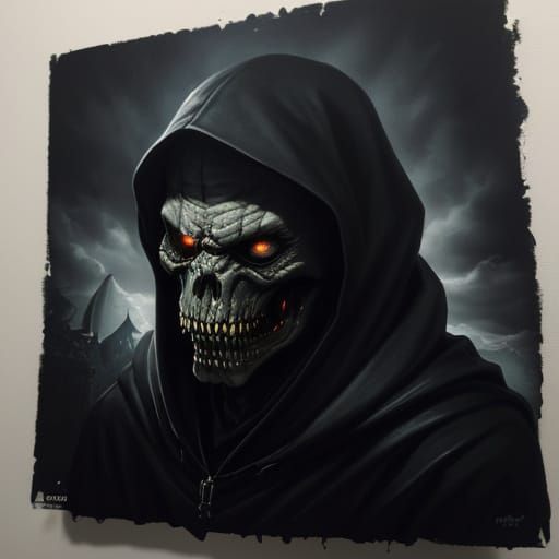 Dark Lord with T. Rex Face, Master of Ominous Shadows