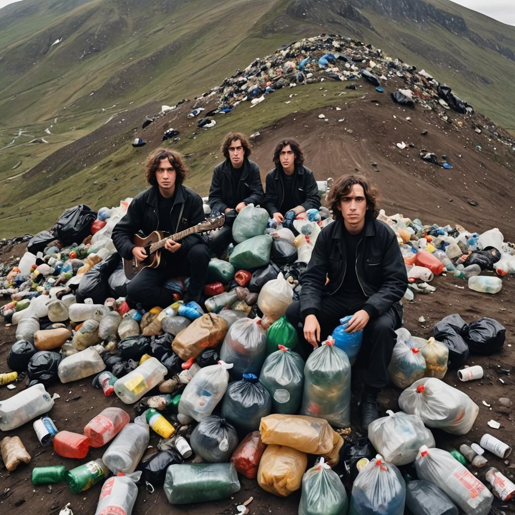 Ragpickers on a Plastic Bottle Mountain