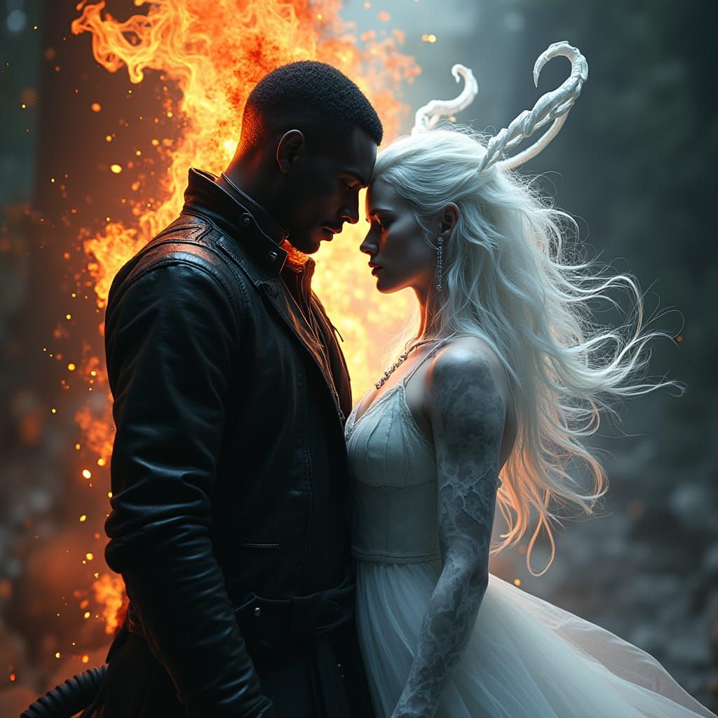 Zodiac Fusion: Aries and Scorpio in Dark Futurism