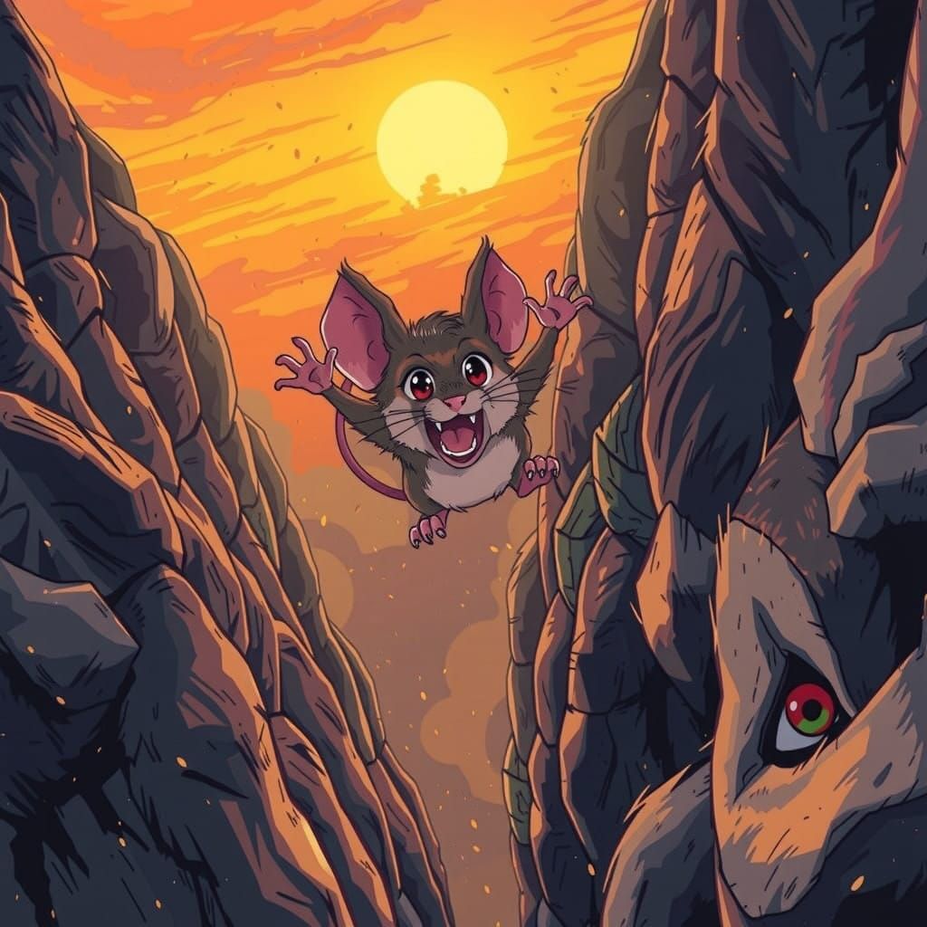 Majestic Bald Eagle Swoops Up Terrified Mouse in Dynamic Ani...