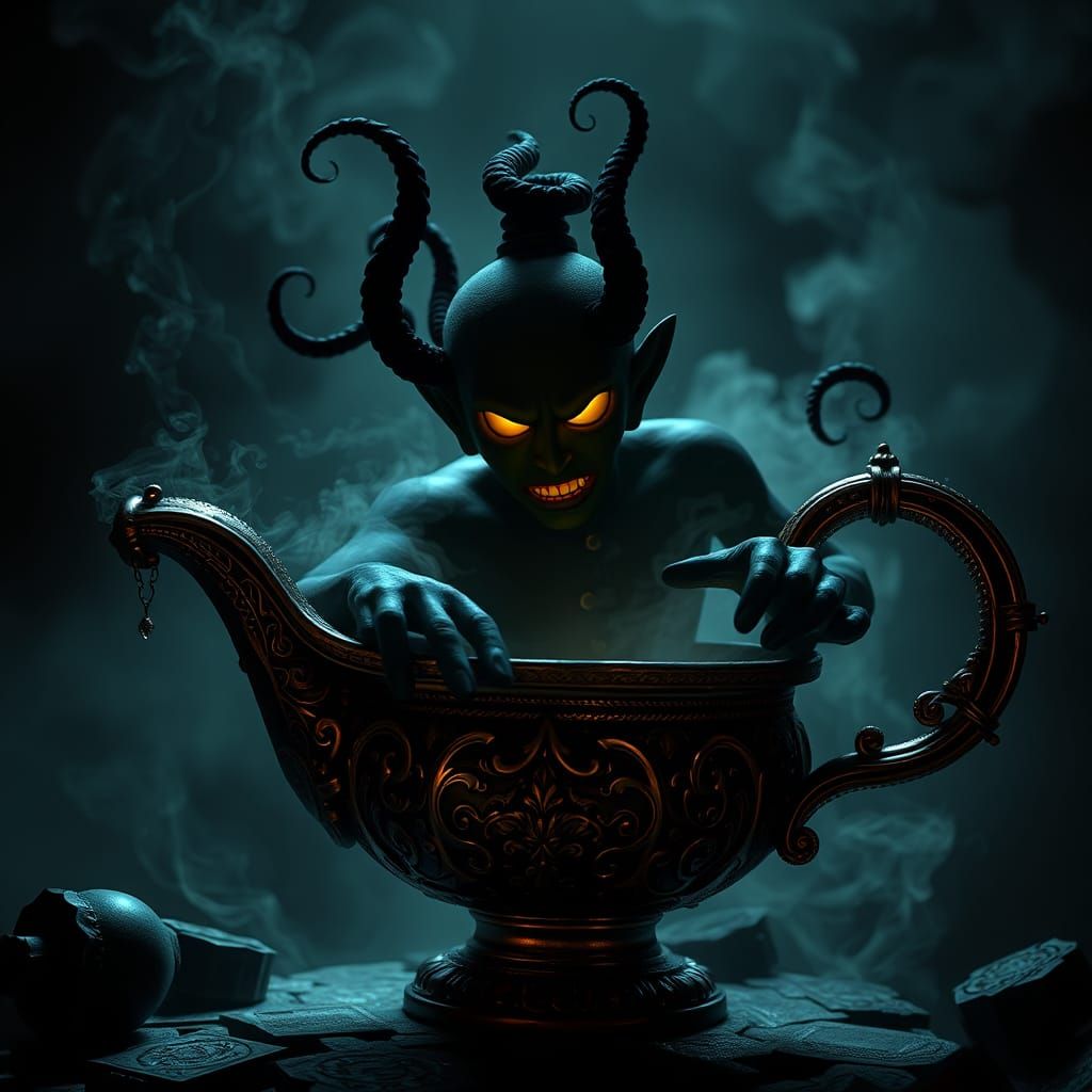Cursed Genie Lamp