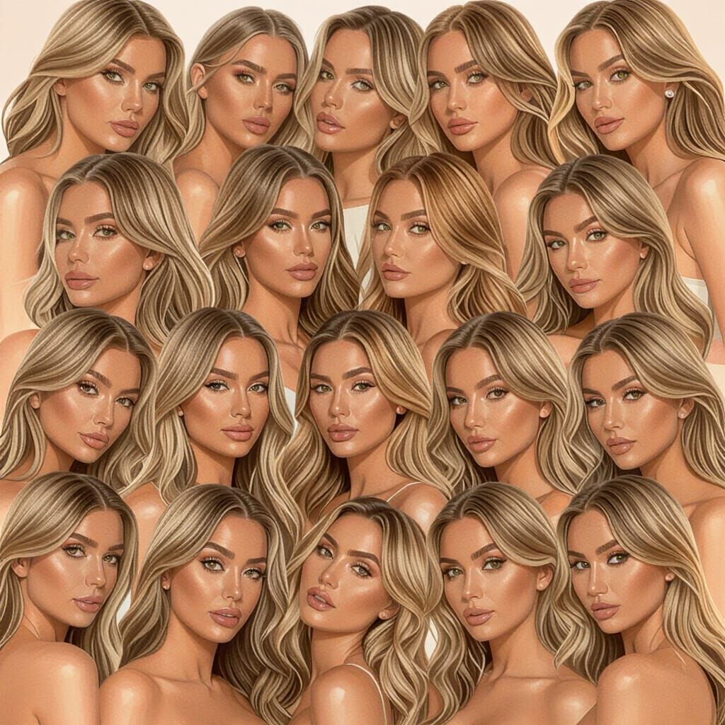 Group of Diverse Women Posing Together in Vibrant Setting