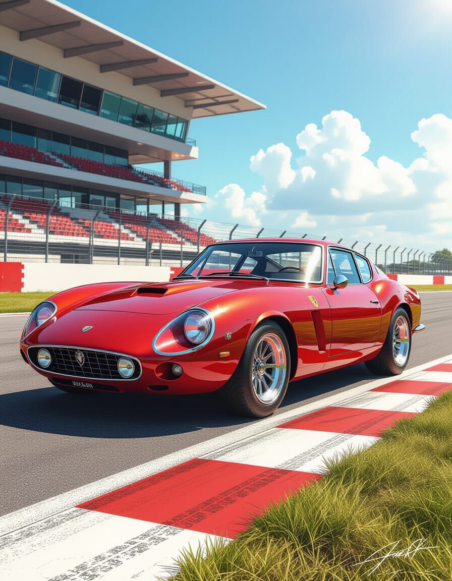 Modern Sports Car Inspired by 1967 Lancia Flaminia