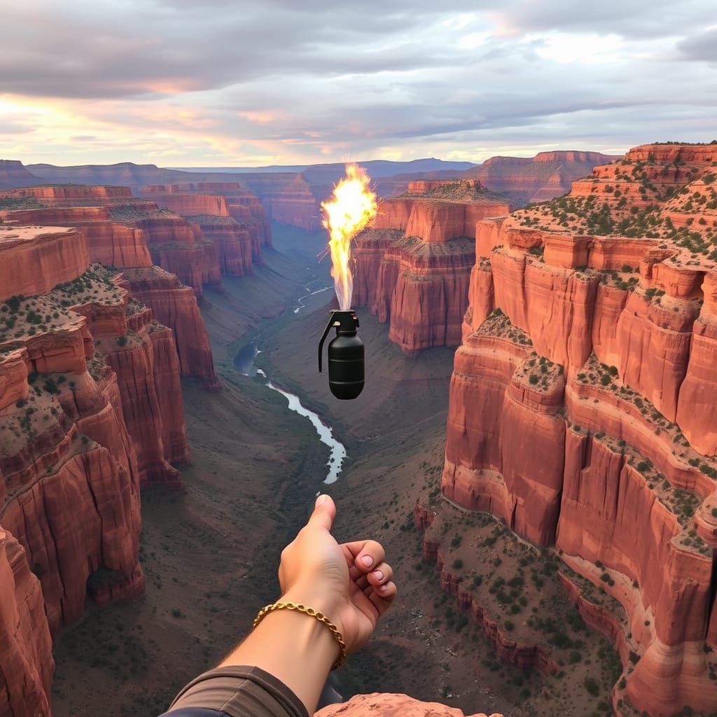 Grand Canyon Explosion on Independence Day