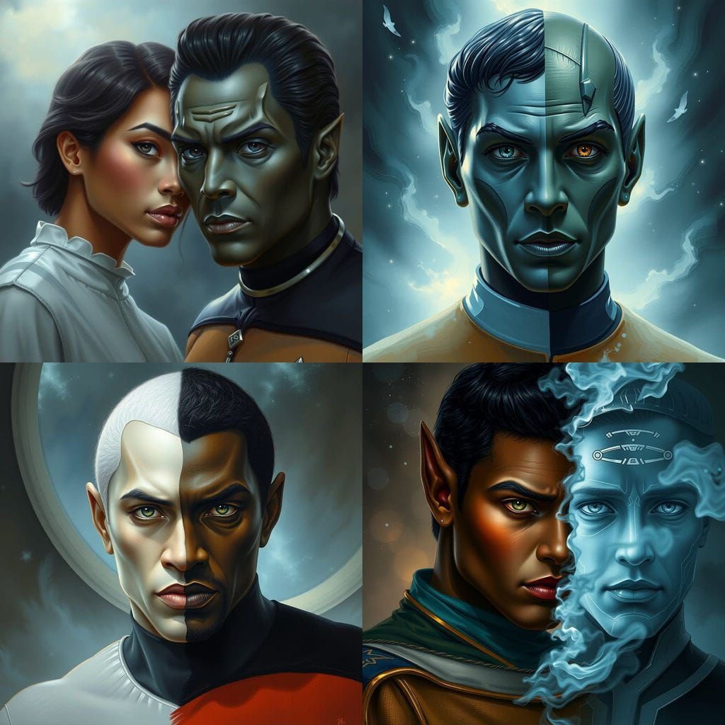 Bele From Star Trek: Hyperdetailed Fantasy Portrait