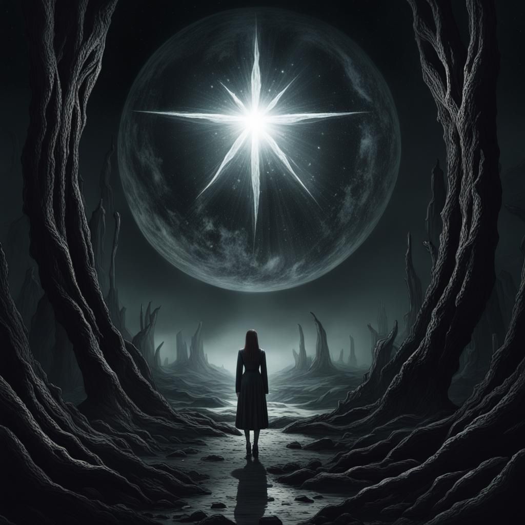 Ominous Baleful Star Shines Dread Light