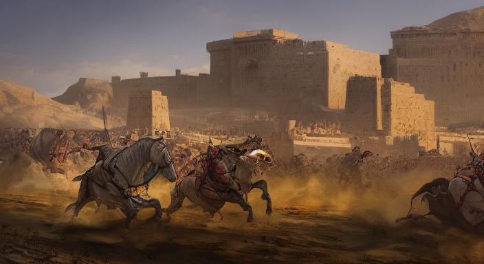 Ancient Battles: Egypt to Mesopotamia in Matte Painting