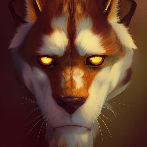 Detailed Furry Portrait in Unreal Engine 5 Style