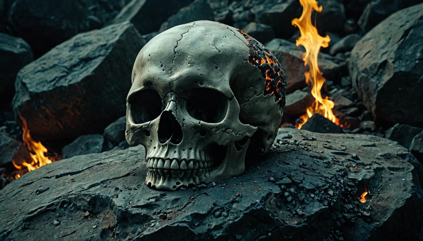 Infernal Visions: Skull Reveals Hellscape in Film Still