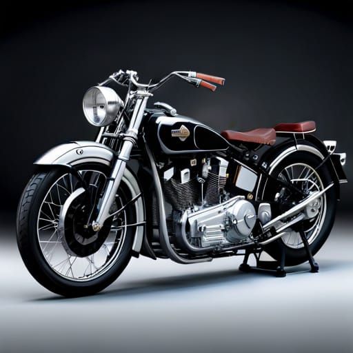 Brough Superior SS100: Photorealistic 3D Rendering