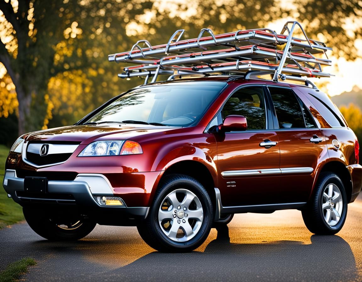Acura MDX with Ladder Rack: Professional Auto Photography