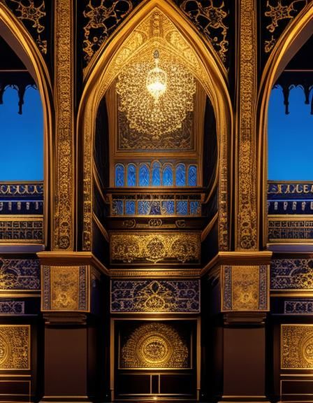 Ornate AI Image of Intricate Patterns