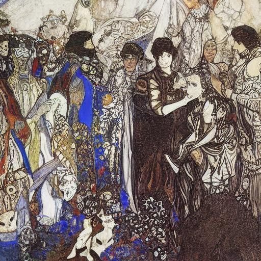 Farewell to the Vampire Lord: Art Nouveau Style