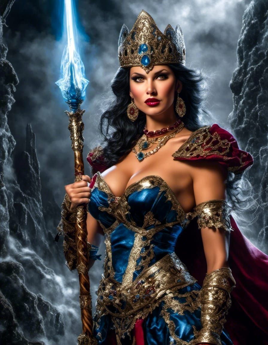 Sapphire Sorceress-Queen