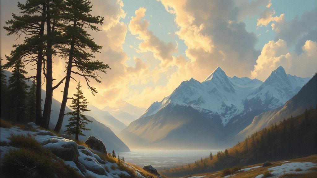 Oil Painting Inspired by James Gurney