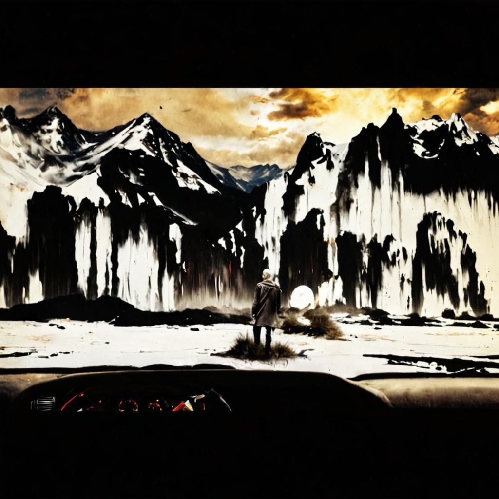 Apocalyptic White-Haired Man Destroys World