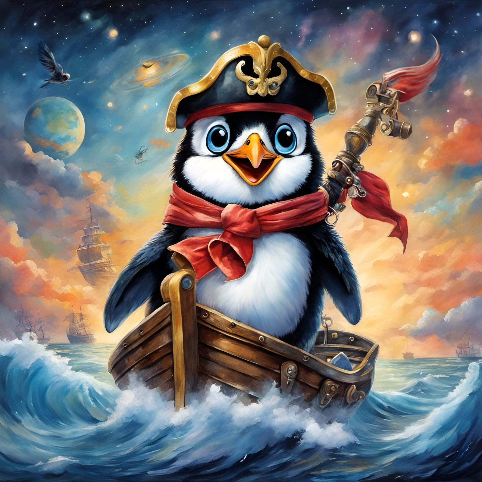 penguin pirate 🐧🏴‍☠️