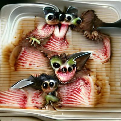 Scary Cannibal Gremlins: A Horrifying AI Vision