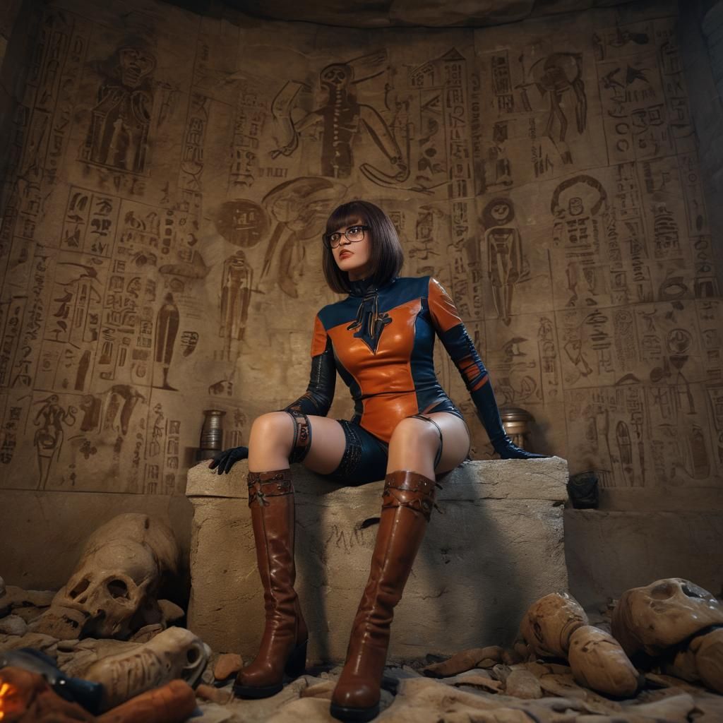 Velma Dinkley in Tomb: Fantasy Concept Art