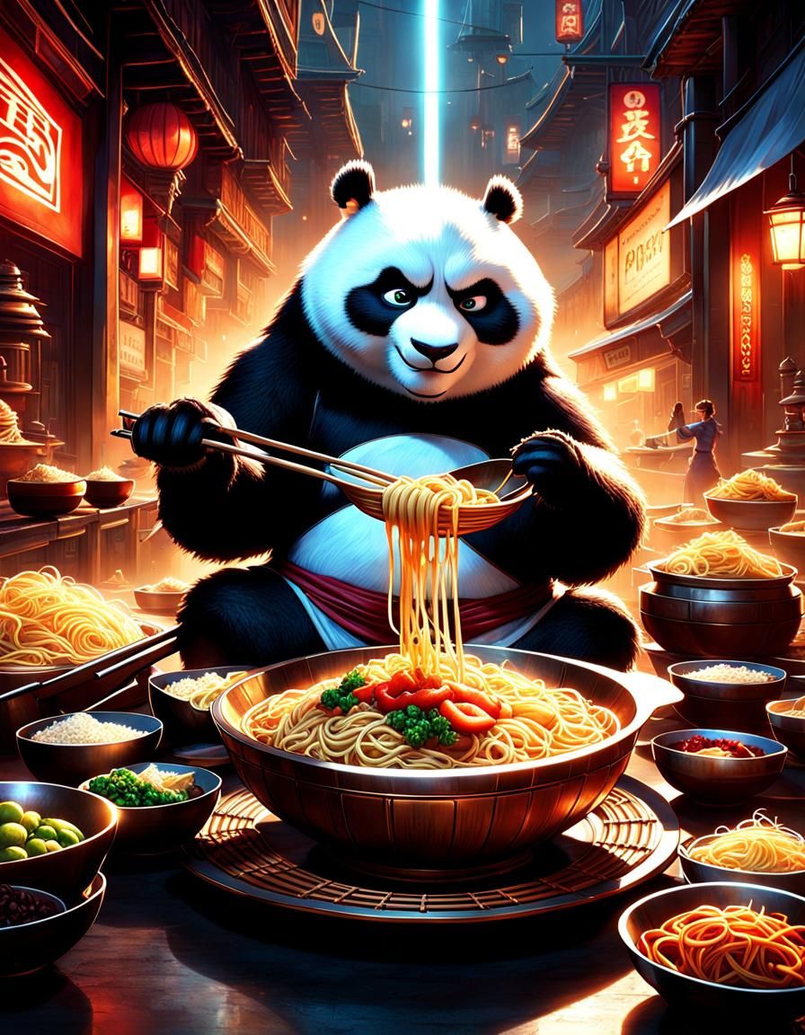 Kung Fu Panda's Aetherpunk Ramen Feast