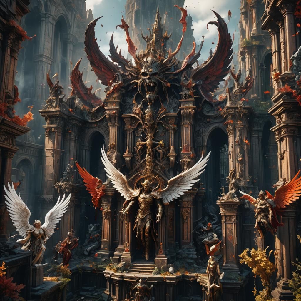 Angels and Demons: Fantasy Concept Art