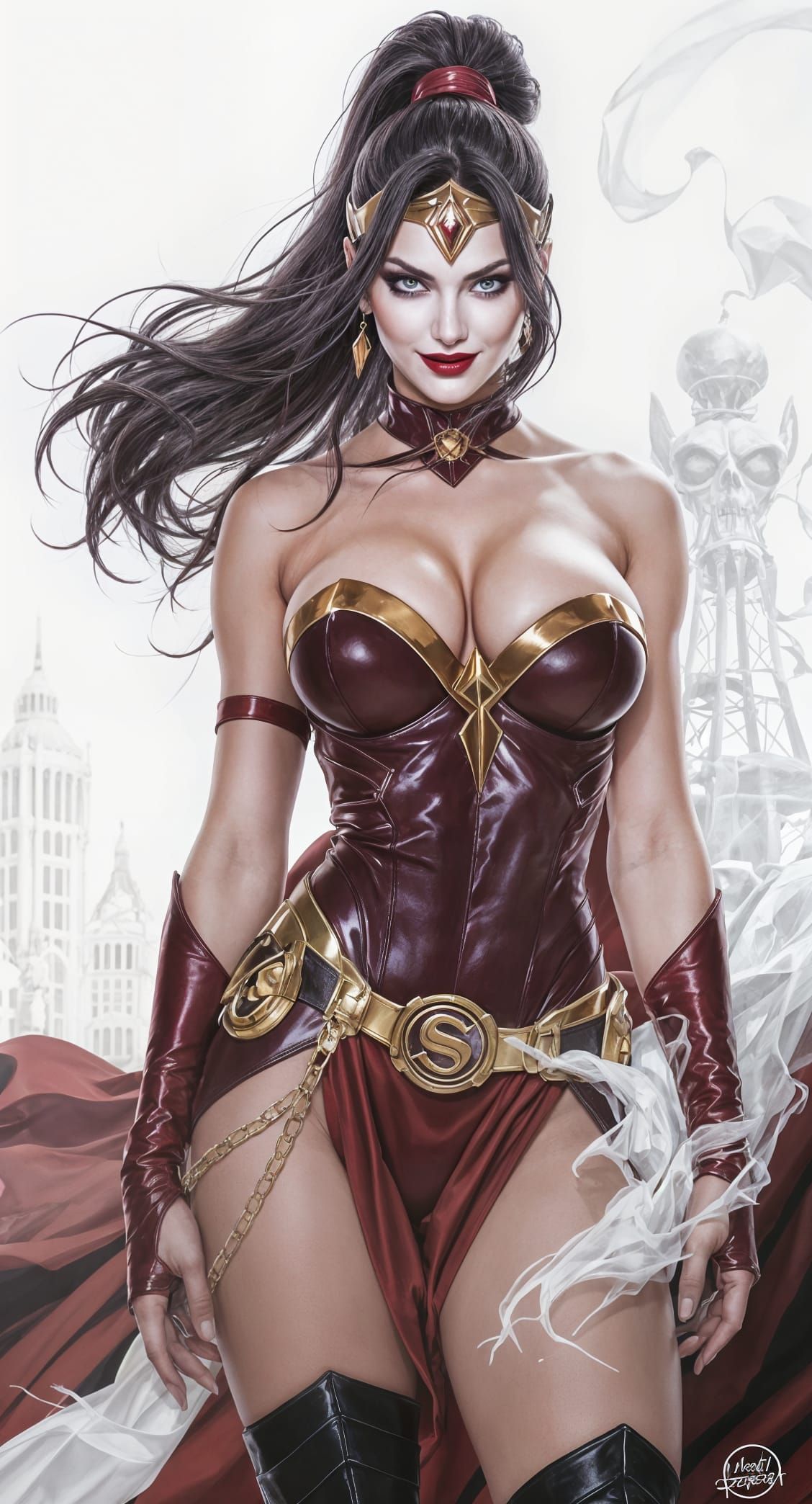 Villainous Superwoman of Earth 3