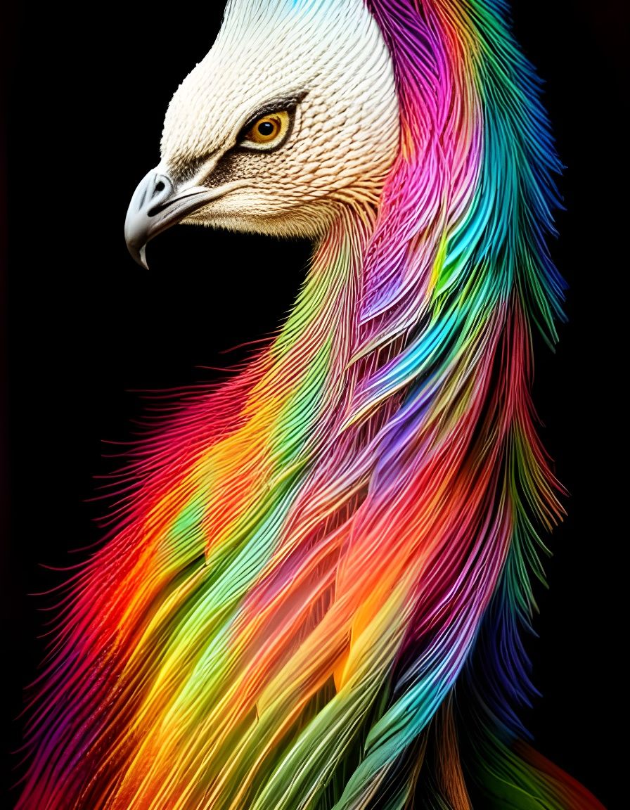 🦚Peacock Bald Eagle🦅 Hybrid