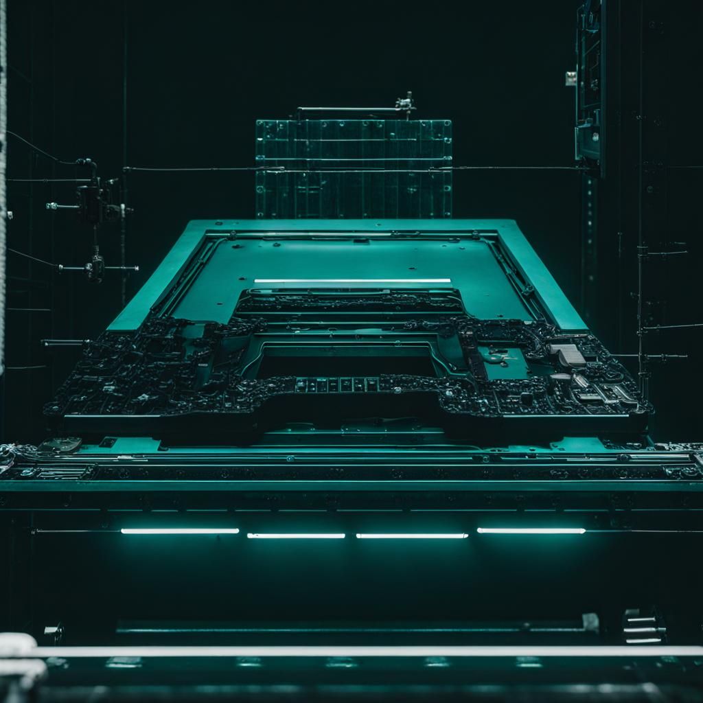 Abstract Image of Repeating Zeroes