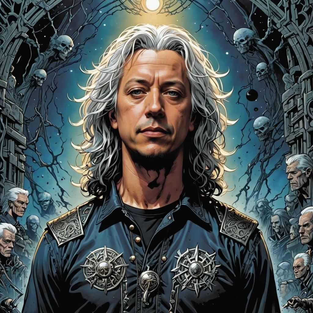 Roland Orzabal as Comic Book Superhero