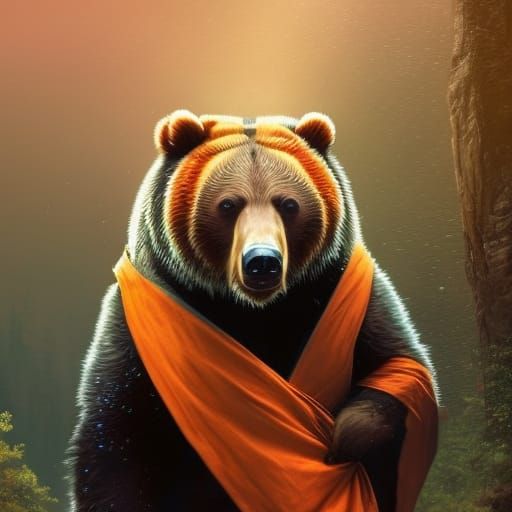 Monk Bear (by request)