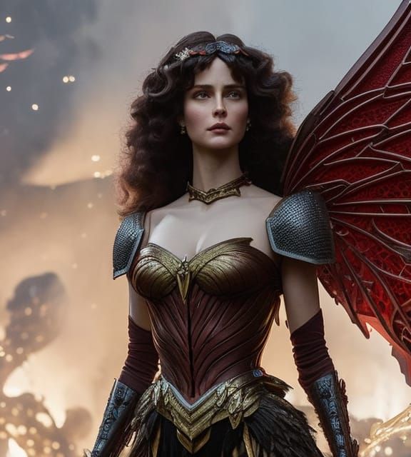 Britomart, Fairy Queen in Fantasy Armor