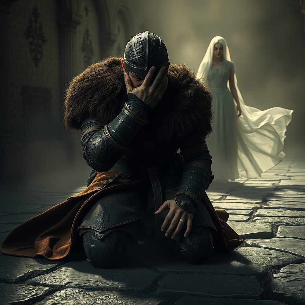 Warrior's Grief: A Heartfelt Scene