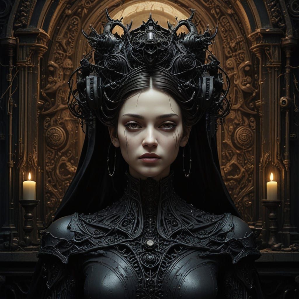 Sorrowful Queen of Dead Roses Rules in an Atmosphere of Myst...