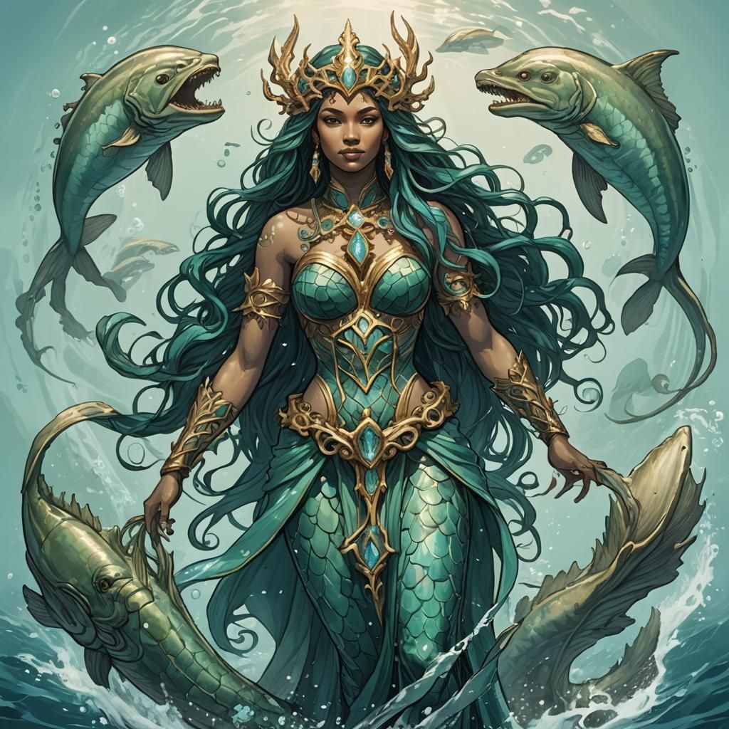 Mythological Merfolk of Atlantis