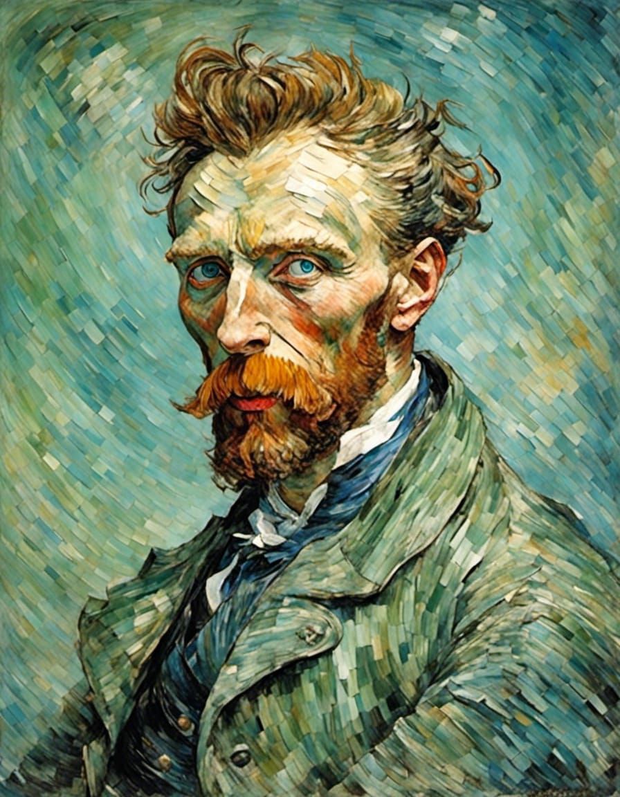 Van Gogh Self-Portrait Recreation