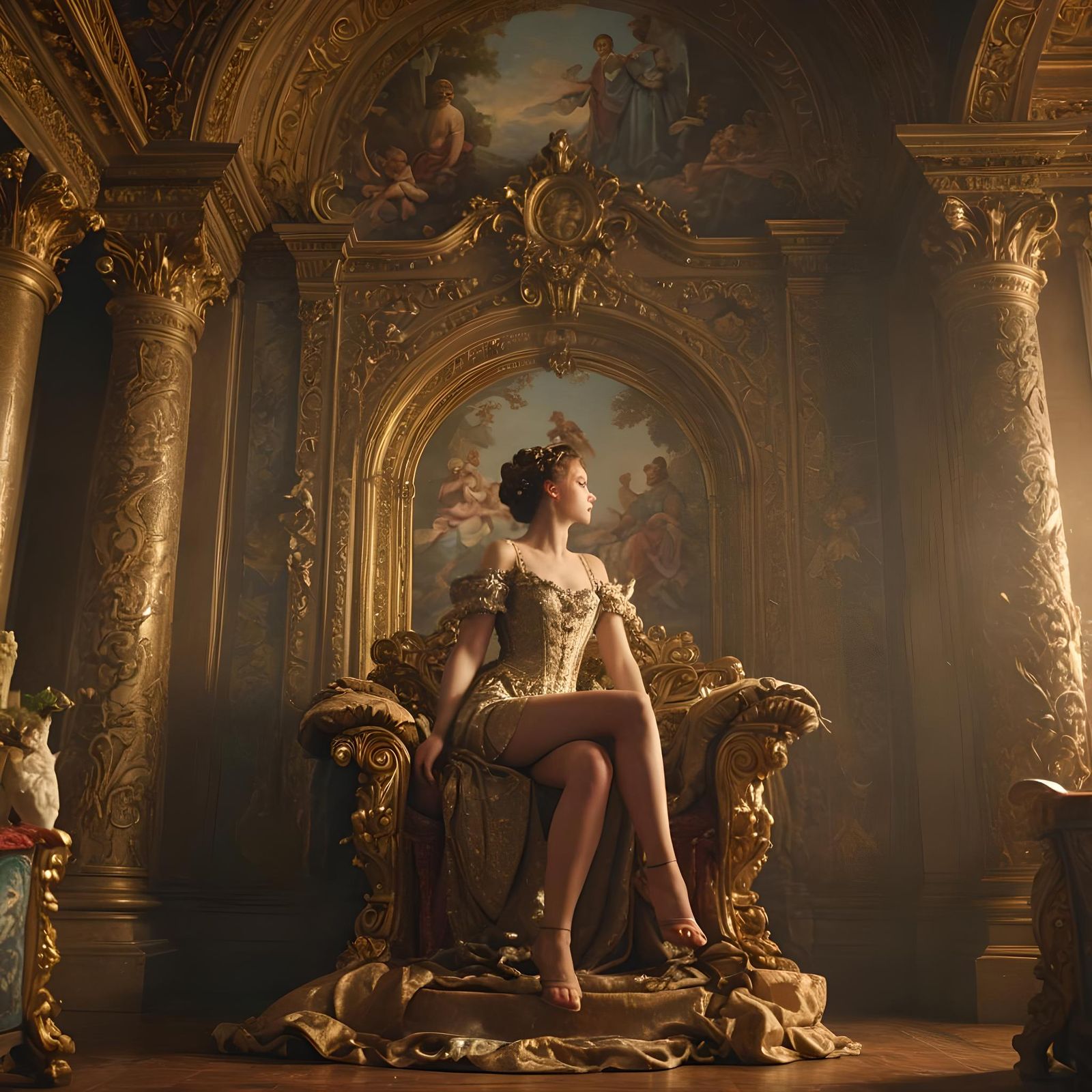 Nymph's Kiss: A Royal Encounter in France