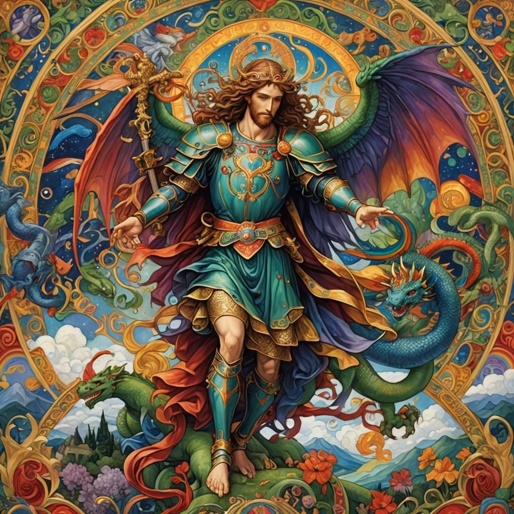 St. Michael and dragon