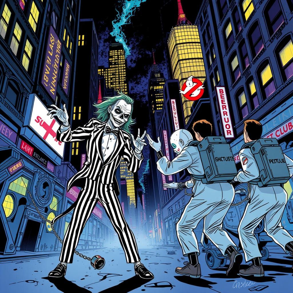 Beetlejuice Meets Ghostbusters in a Spectral Showdown
