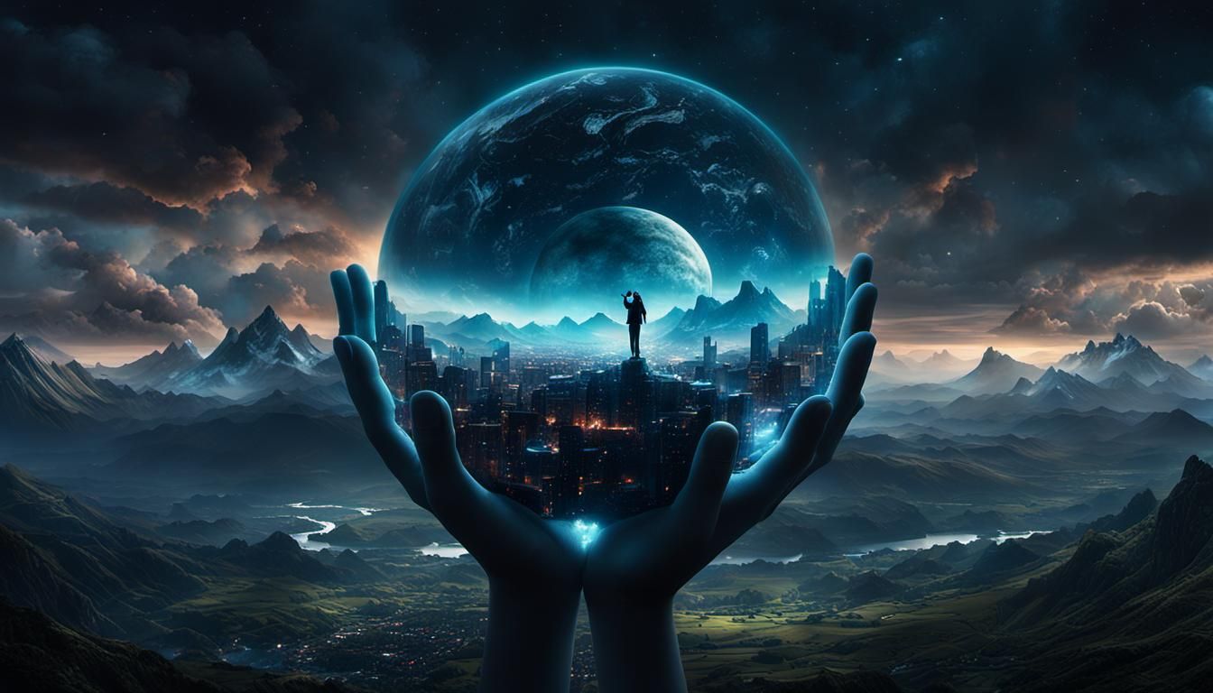 Hands Holding the Meaning of Life