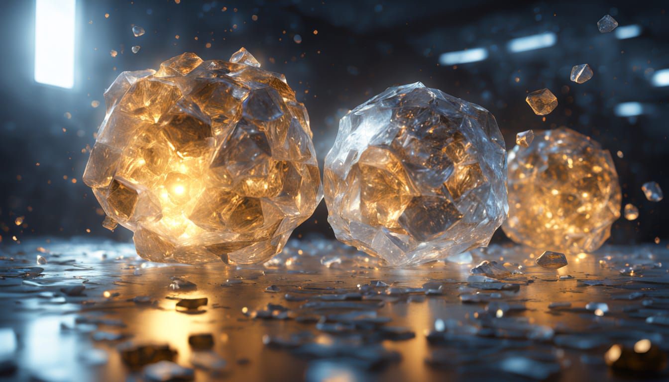 Quantum Computer Simulation: Fire and Ice in Sci-Fi Art