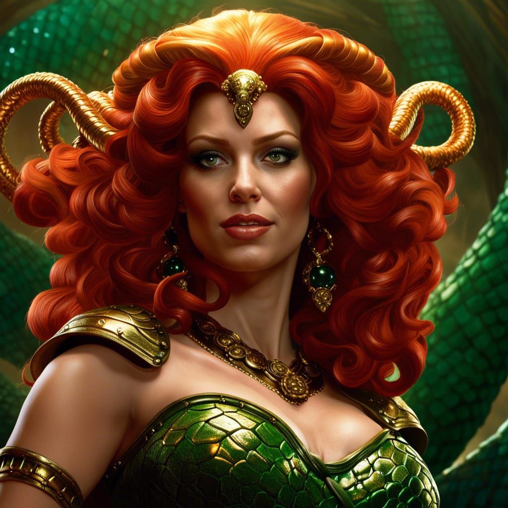 Christina Hendricks as Medusa