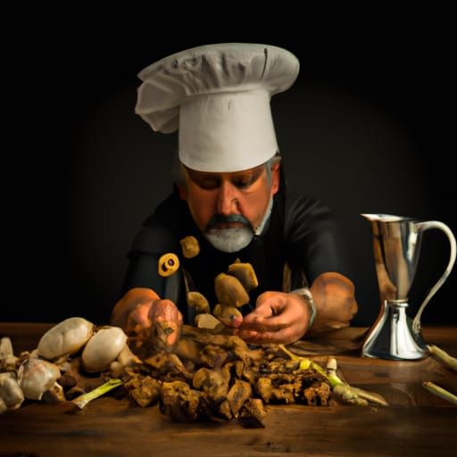 Mushroom Chef Prepares Truffle Pasta Dinner