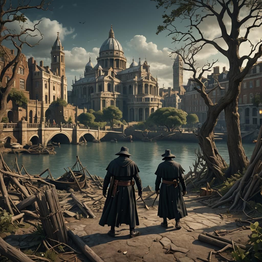 Perretta Frightens Grim Reaper in London, 1896