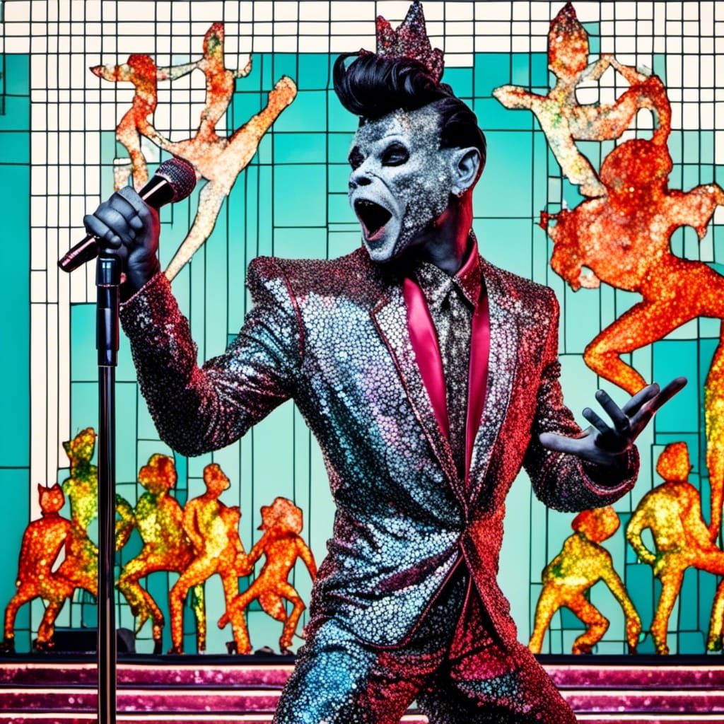 Rhinestone Gargoyle III