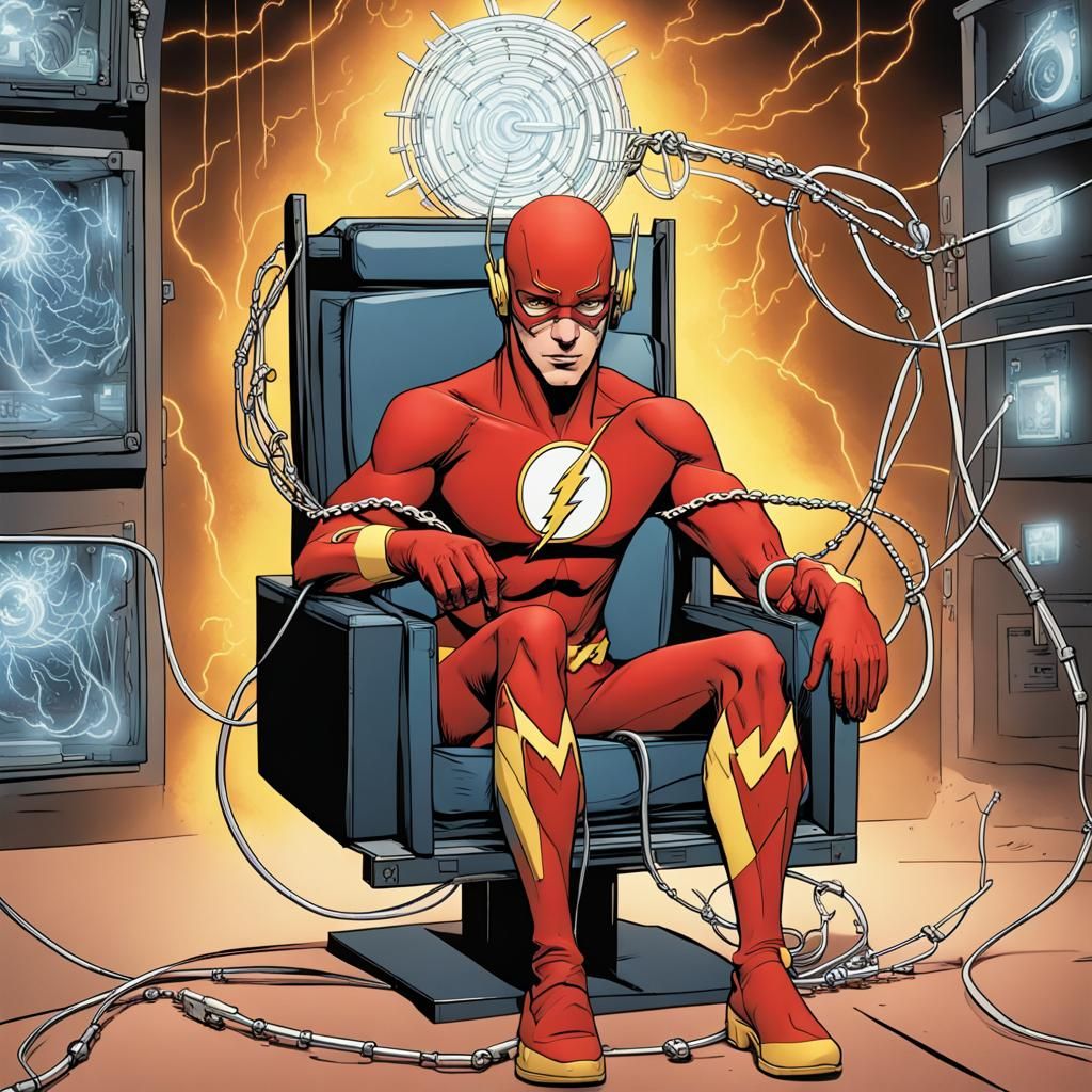 The Flash Held Captive by Mind Control Device