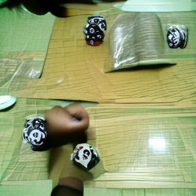 Giant Hand Casting Dice: A Digital Rendering